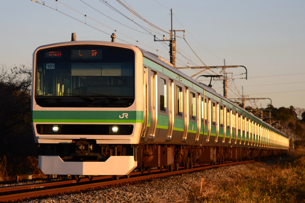 JR東日本 松戸車両センター本区 E231系 マト101編成