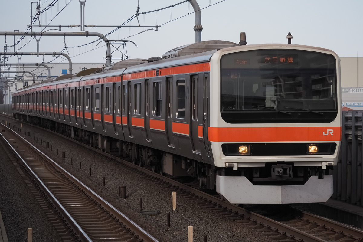 JR東日本 京葉車両センター 209系 ケヨM81編成