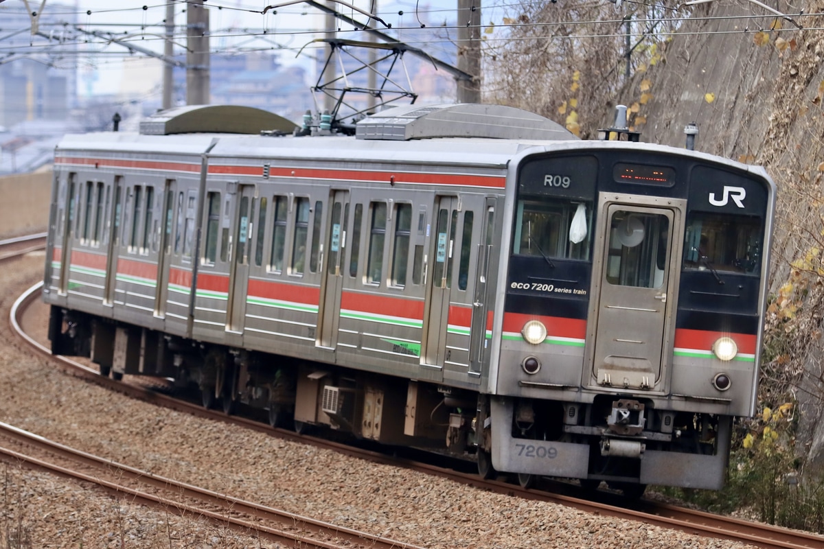 JR四国 高松運転所 7200系 R09編成