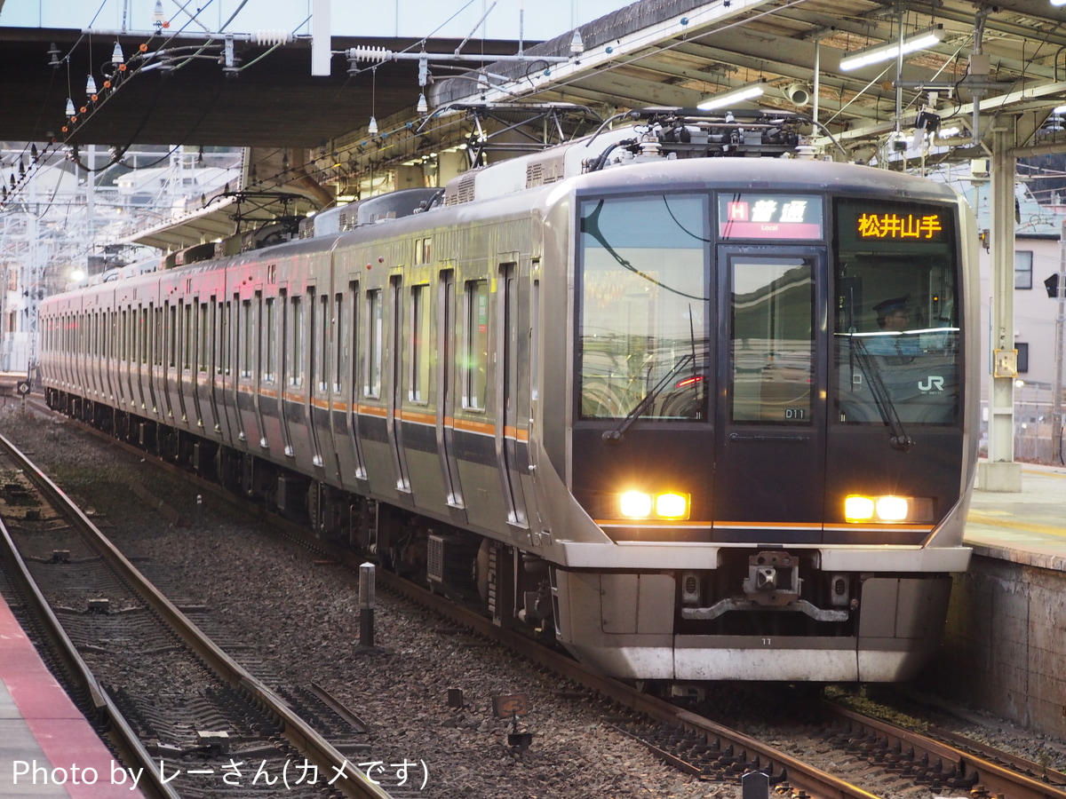 JR西日本 網干総合車両所明石支所 321系 D11