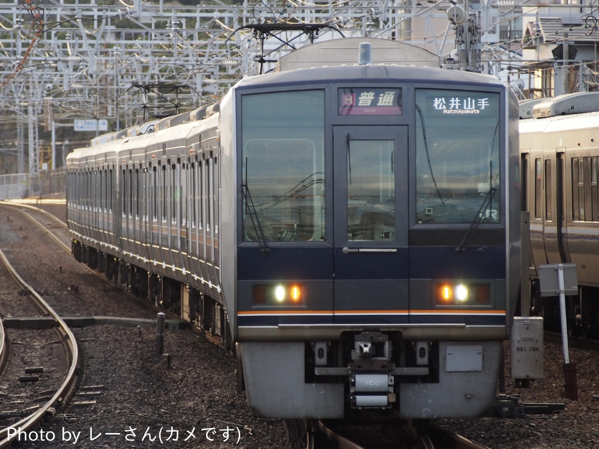 JR西日本 網干総合車両所明石支所 207系 H6