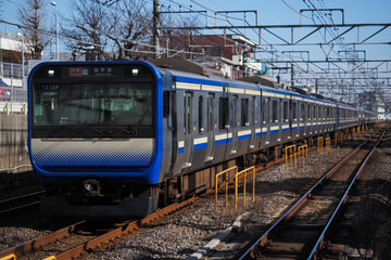  系 新検見川駅付近