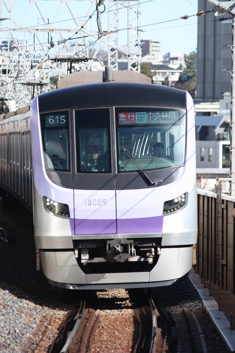 東京メトロ 鷺沼検車区 18000系 18109F
