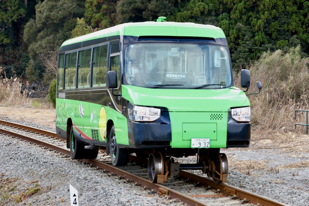 阿佐海岸鉄道 宍喰車庫 DMV93形 DMV932