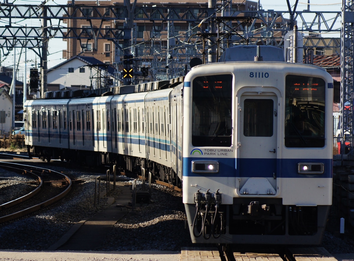 東武鉄道 南栗橋車両管区七光台支所 8000系 81110F