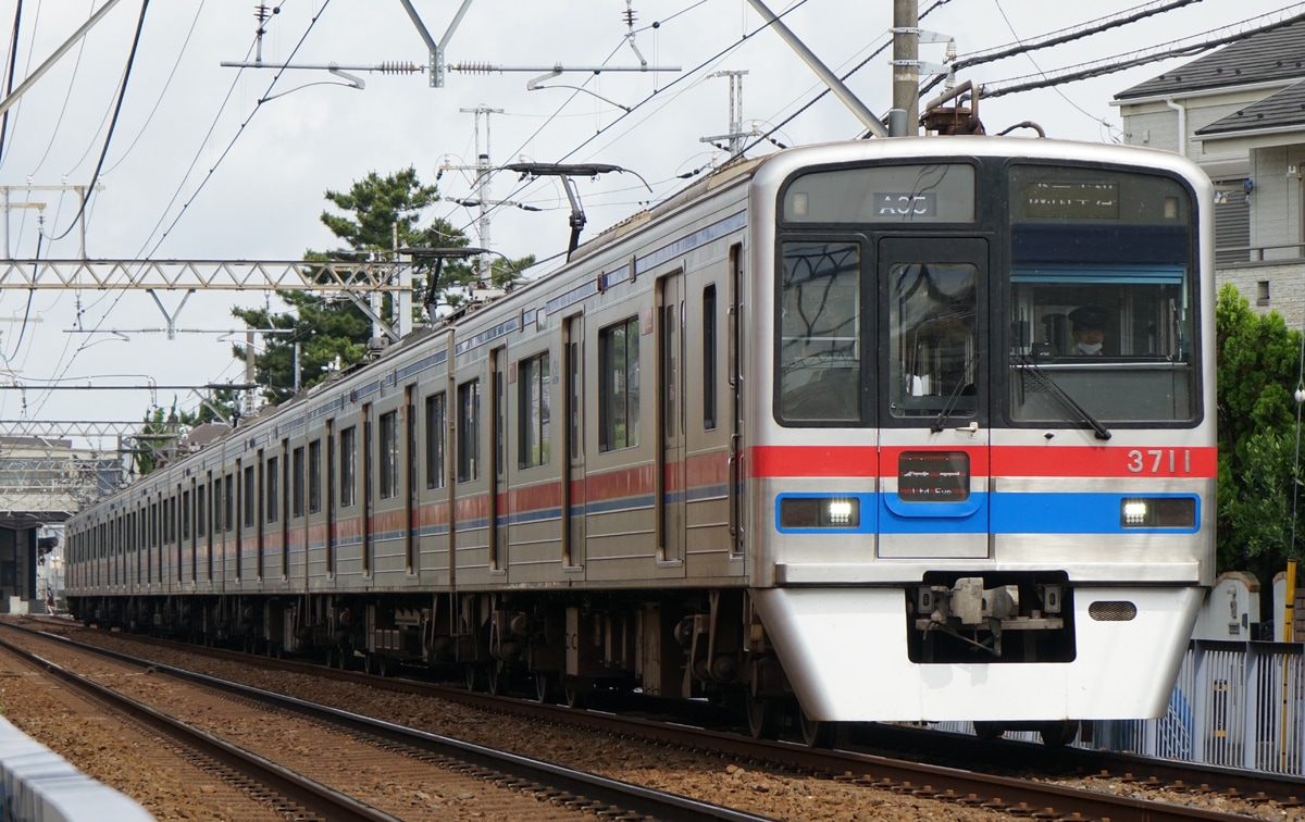 京成電鉄 宗吾車両基地 3700形 3718F