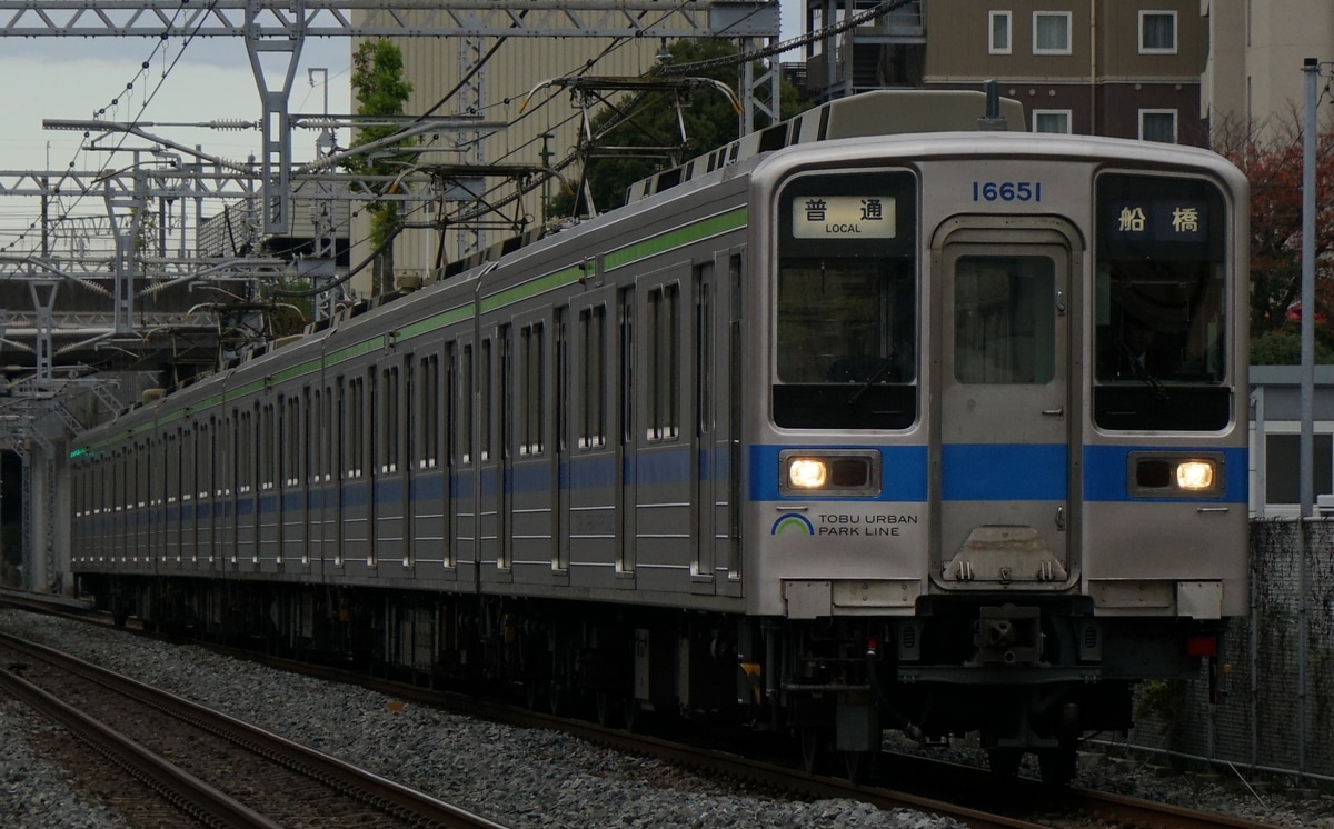 東武鉄道 南栗橋車両管区七光台支所 10030系 16651F