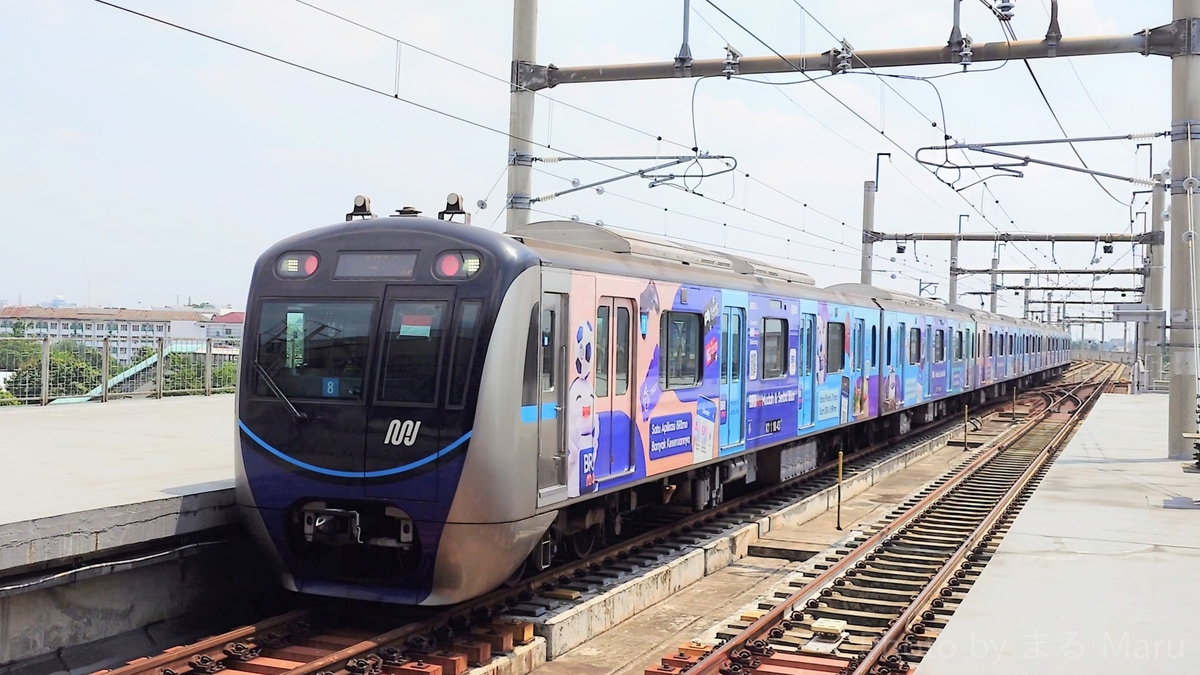 Jakarta MRT Lebak Bulus MRT Depot Seri 1000 TS8