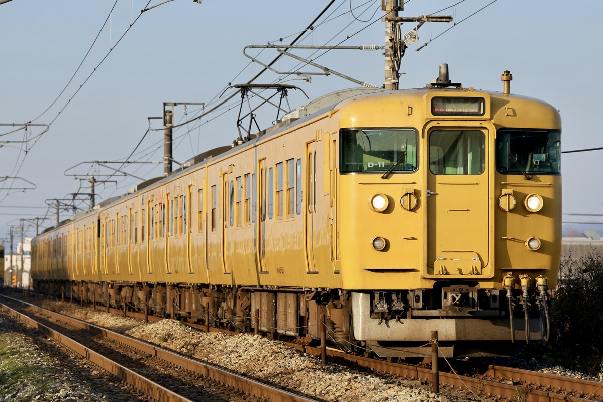 JR西日本 下関総合車両所岡山電車支所 115系 D11編成