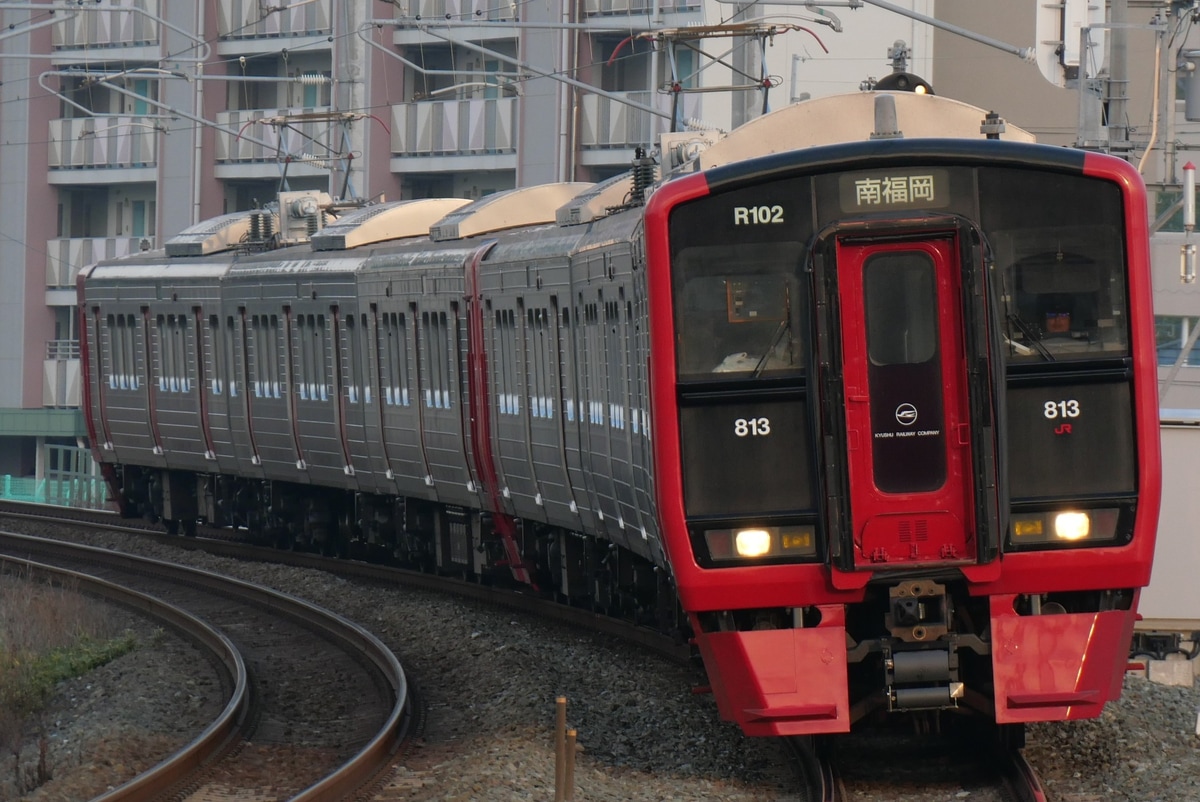 JR九州 南福岡車両区 813系 RM102編成