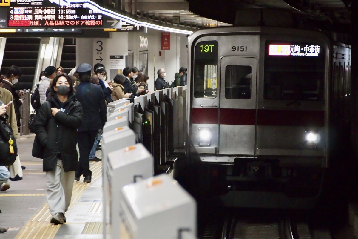 東武鉄道 森林公園検修区 9000系 9151F