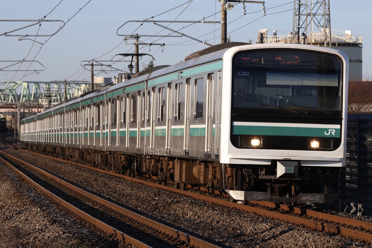 JR東日本 勝田車両センター E501系 K703編成