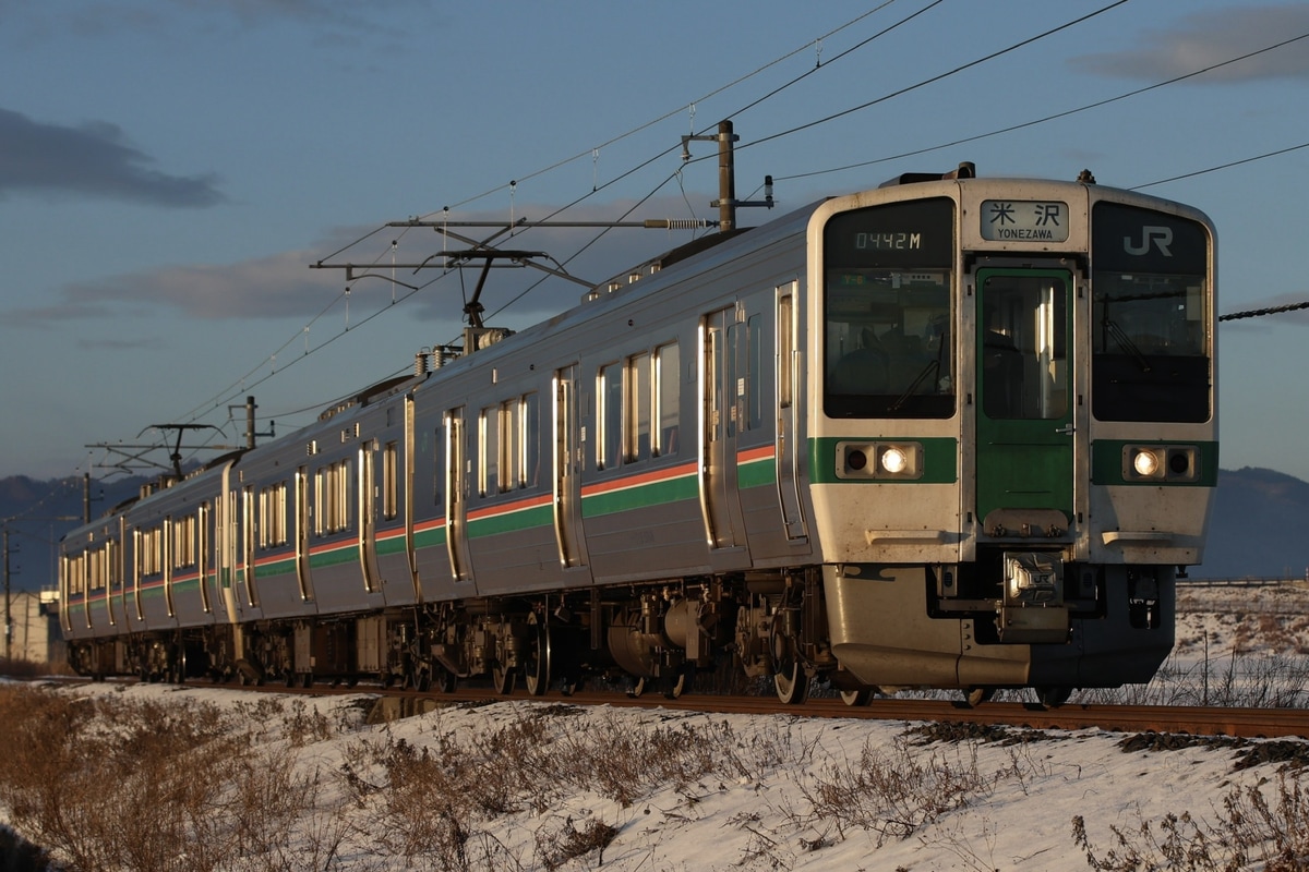 JR東日本 山形新幹線車両センター 719系 Y-6編成