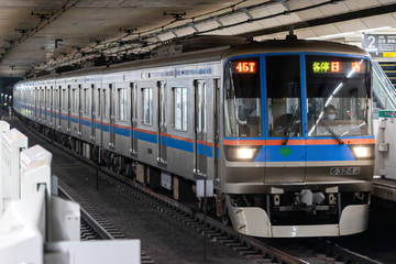 東京都交通局6300形6324Fを田園調布駅で撮影した画像