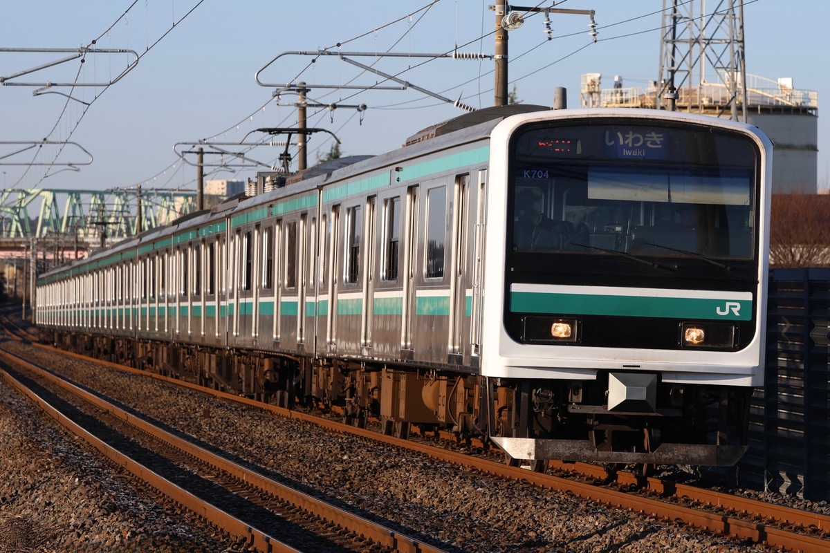 JR東日本 勝田車両センター E501系 K704編成