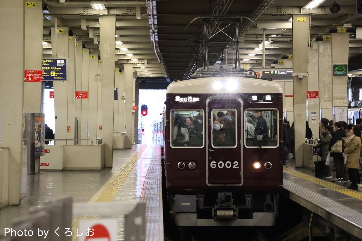 能勢電鉄 平野車庫 6000系 6002F