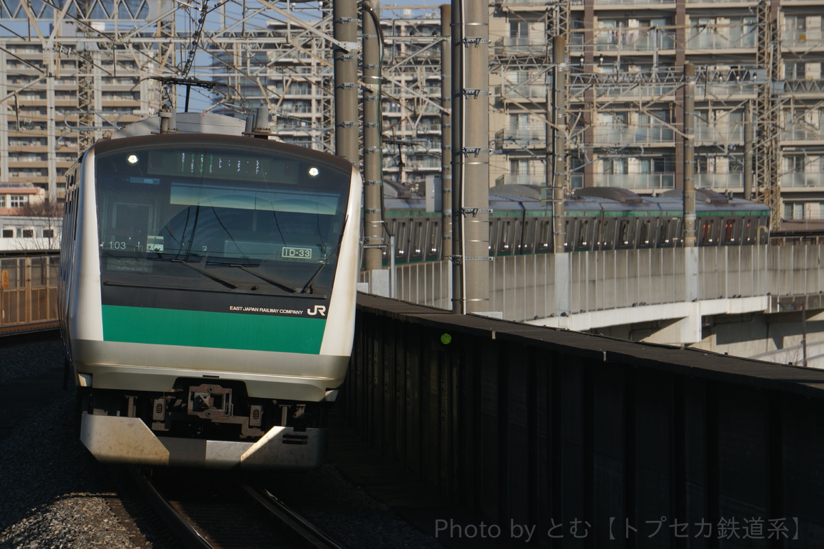 JR東日本 川越車両センター E233系 ハエ103編成
