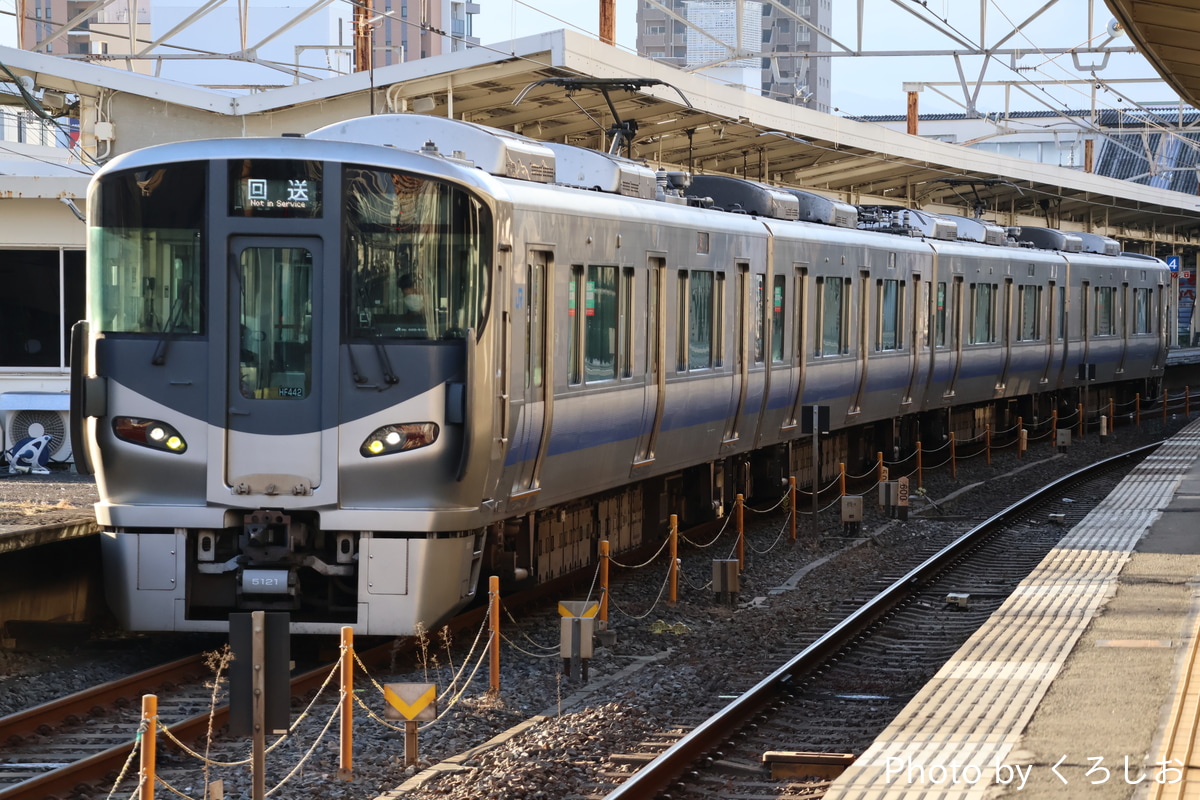 JR西日本 吹田総合車両所日根野支所 225系 HF442編成