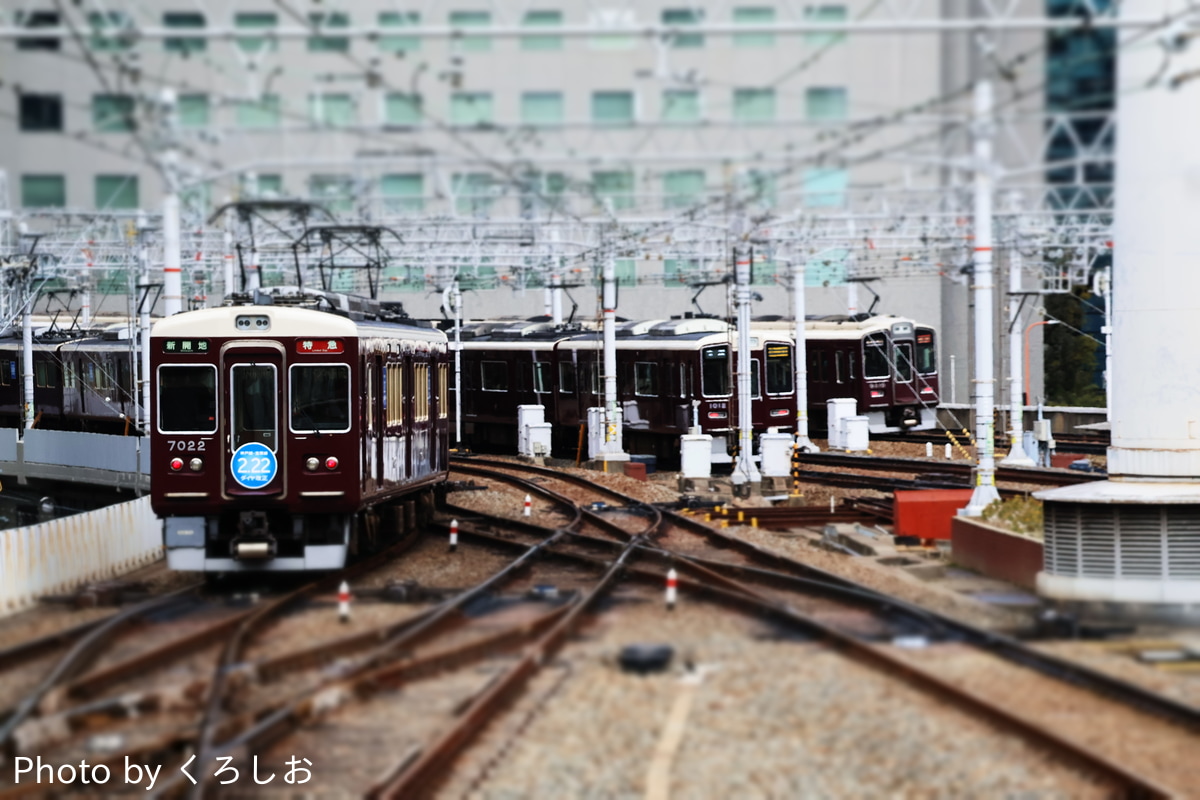 阪急電鉄 西宮車庫 7000系 7022F