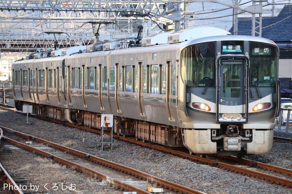JR西日本 吹田総合車両所新在家派出所 227系 SD04編成