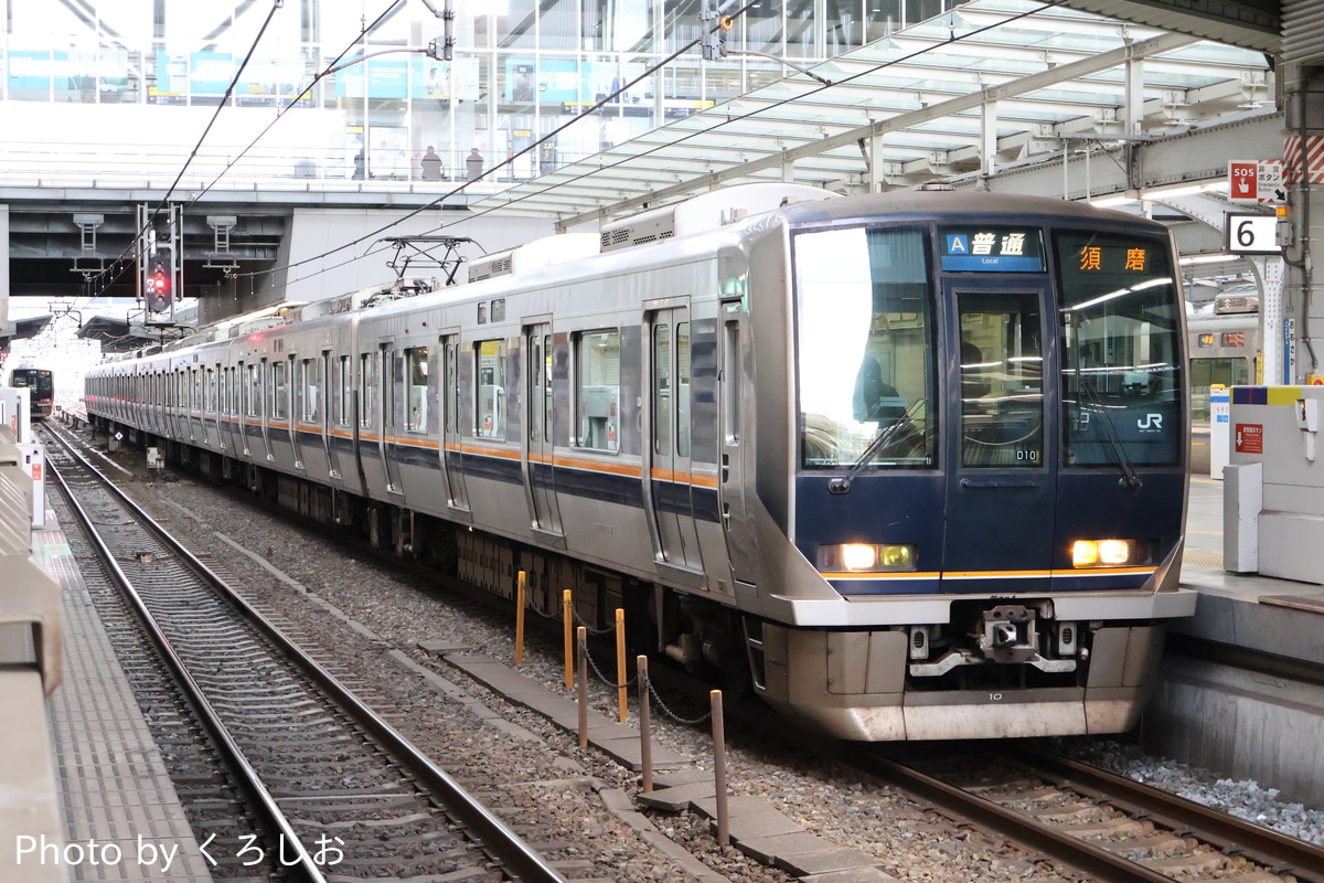 JR西日本 網干総合車両所明石支所 321系 D10編成