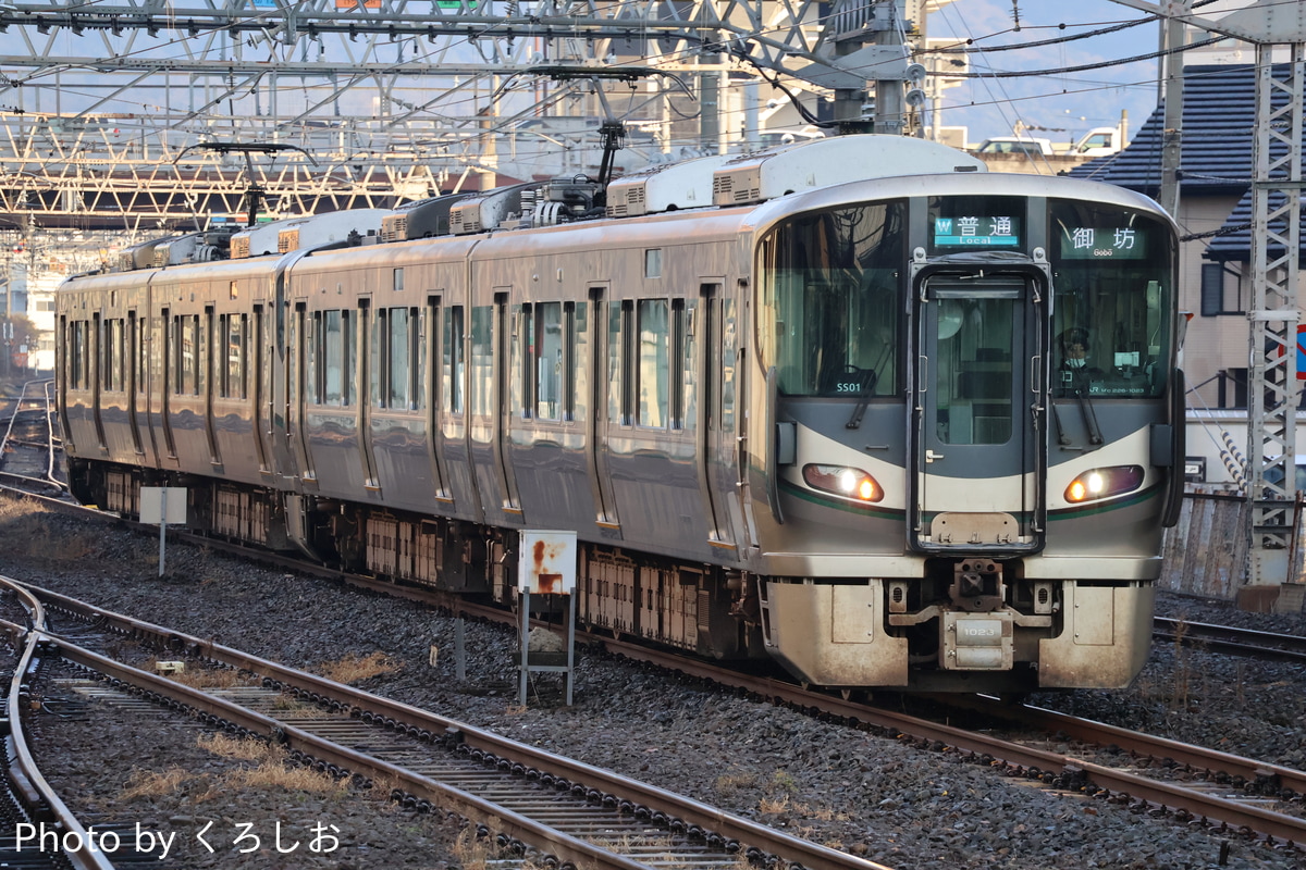 JR西日本 吹田総合車両所新在家派出所 227系 SS01編成