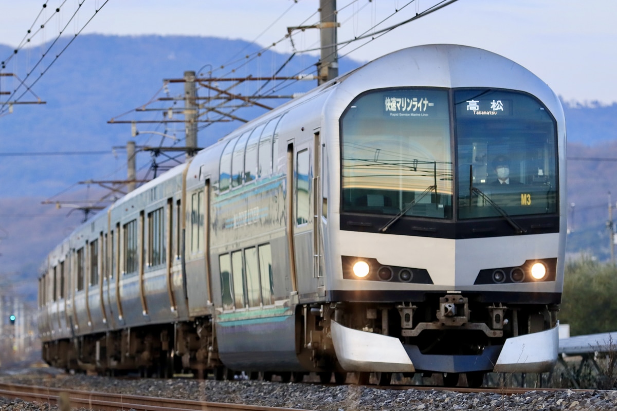 JR四国 高松運転所 5000系 M3編成