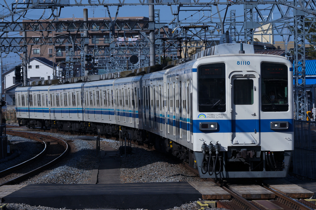 東武鉄道 南栗橋車両管区七光台支所 8000系 81110F