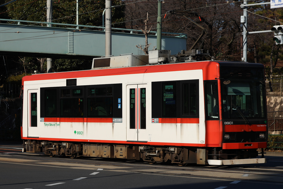 東京都交通局 荒川車両検修所 8900形 8901