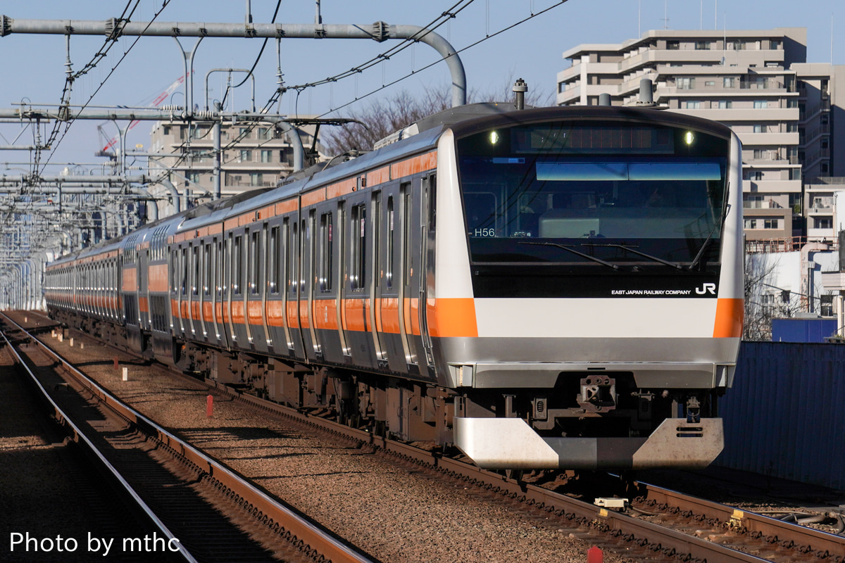 JR東日本 豊田車両センター本区 E233系 トタH56編成