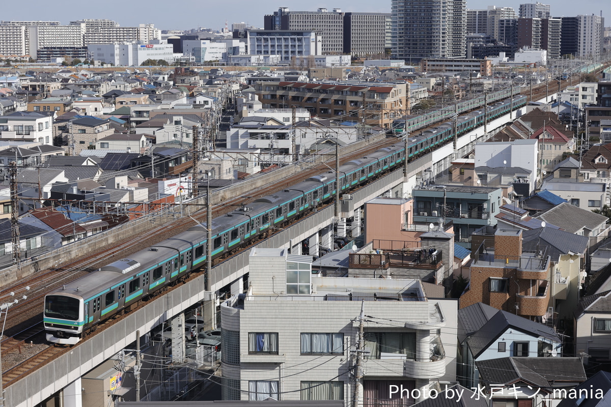 JR東日本 松戸車両センター本区 E231系 マト115編成