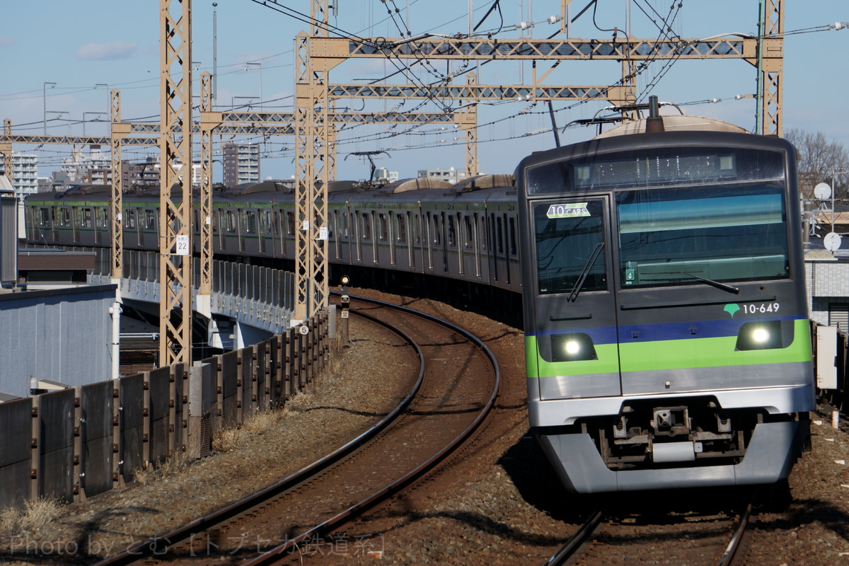 東京都交通局 大島車両検修場 10-300形 10-640F
