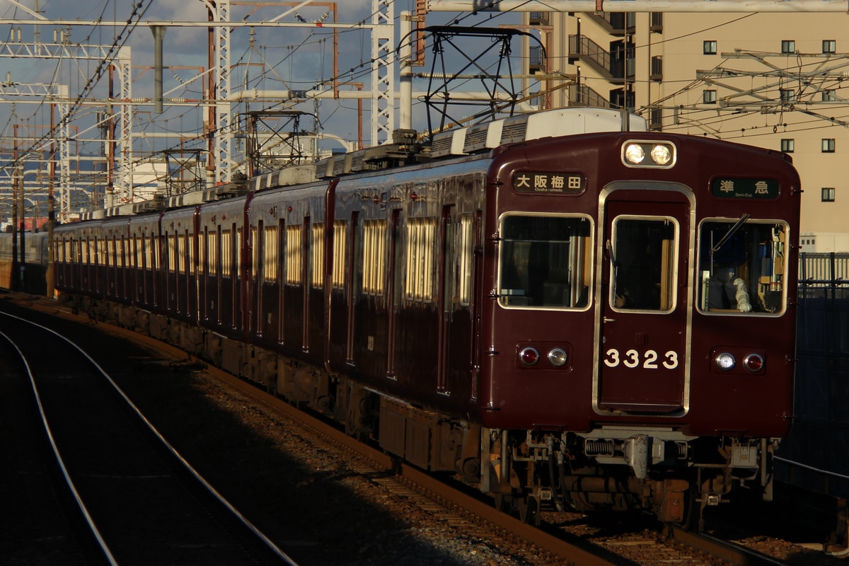 阪急電鉄 正雀車庫 3300系 3323F