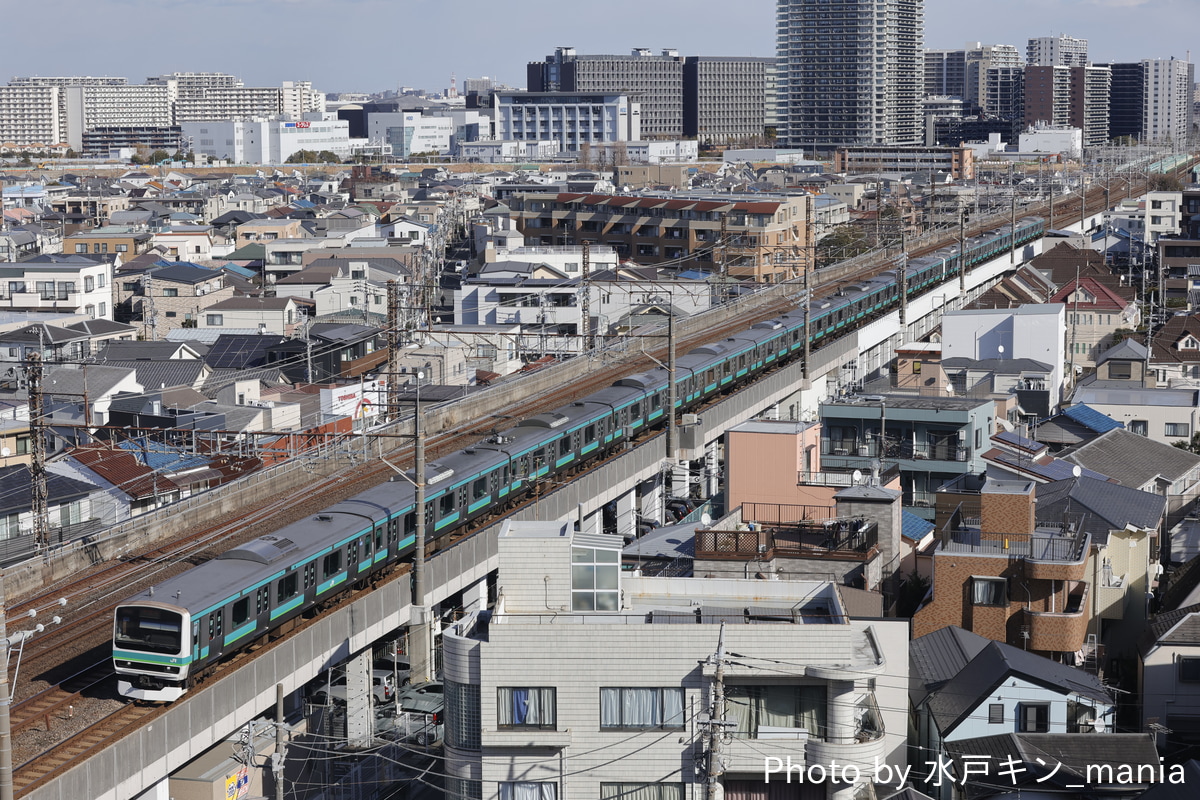 JR東日本 松戸車両センター本区 E231系 マト102編成