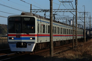 京成電鉄3400形3448Fを京成佐倉～京成臼井間で撮影した画像