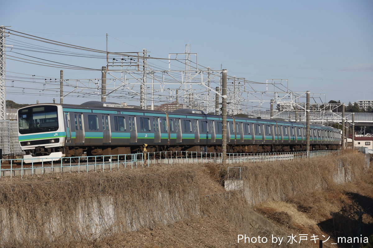 JR東日本 松戸車両センター本区 E231系 マト113編成