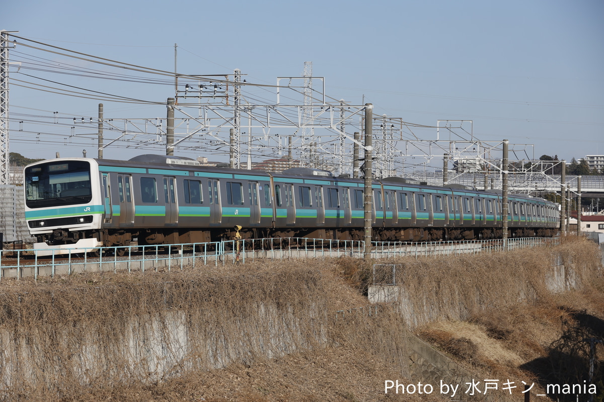 JR東日本 松戸車両センター本区 E231系 マト114編成
