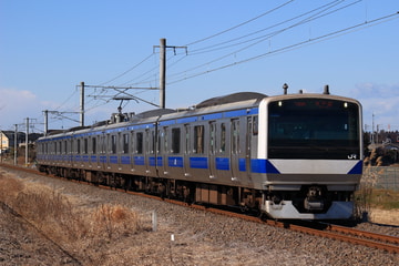 JR東日本E531系カツK464編成を小田林～結城間で撮影した画像