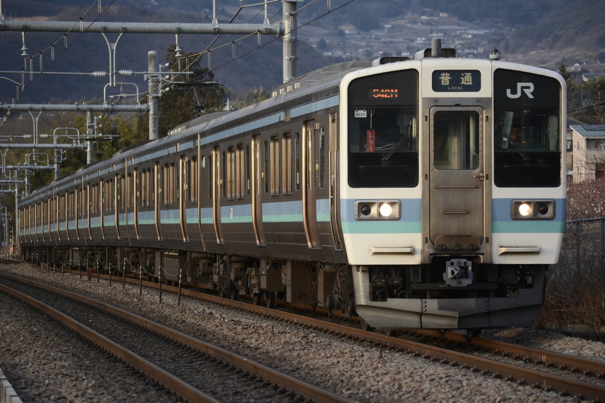 JR東日本 長野総合車両センター 211系 ナノN603編成