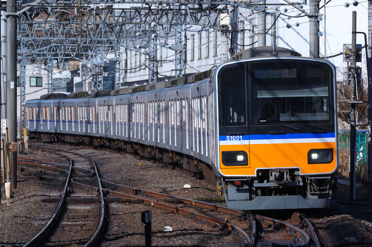 東武鉄道 森林公園検修区 50090型 51091F