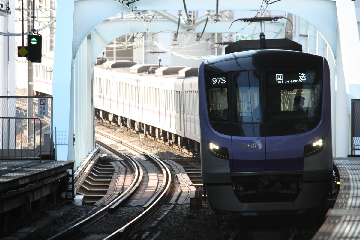 東京メトロ 鷺沼検車区 18000系 18110F
