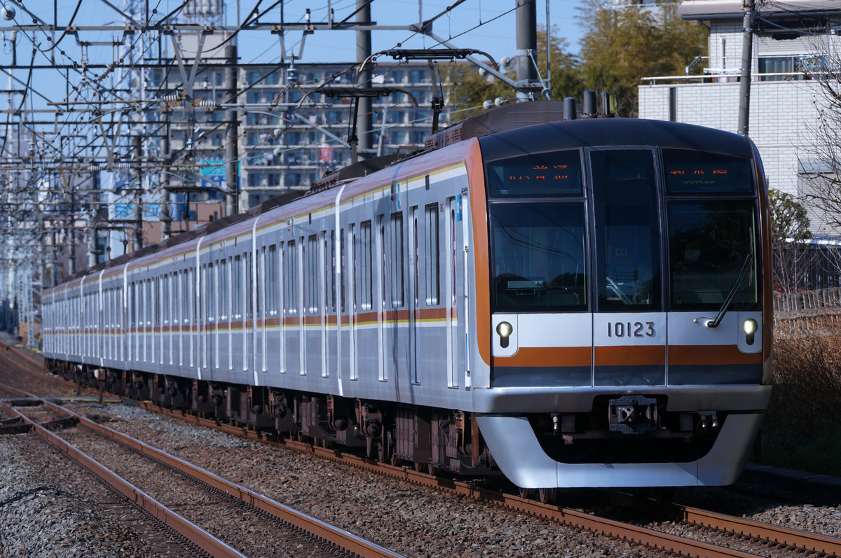 東京メトロ 和光検車区 10000系 10123F