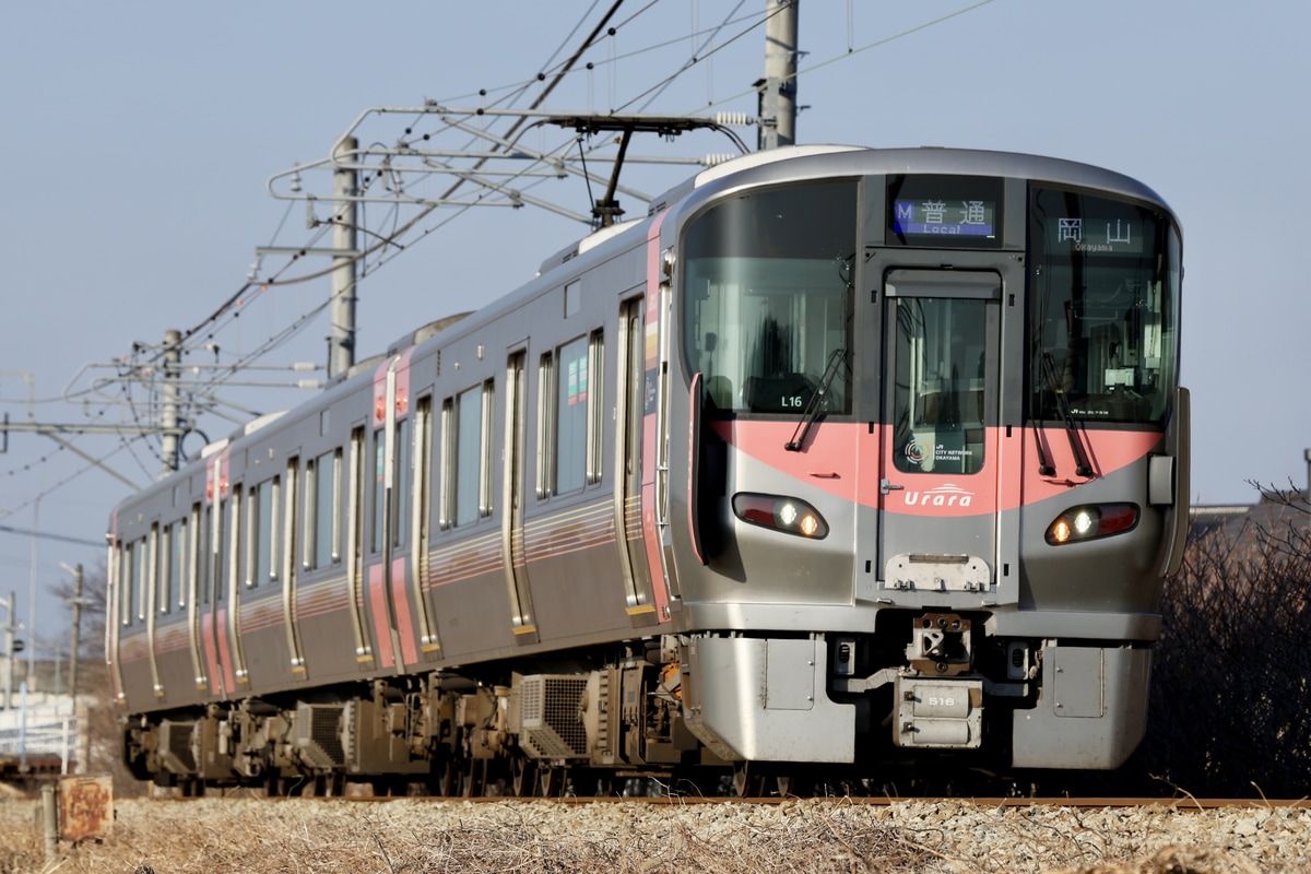 JR西日本 下関総合車両所新岡山電車支所 227系 L16編成