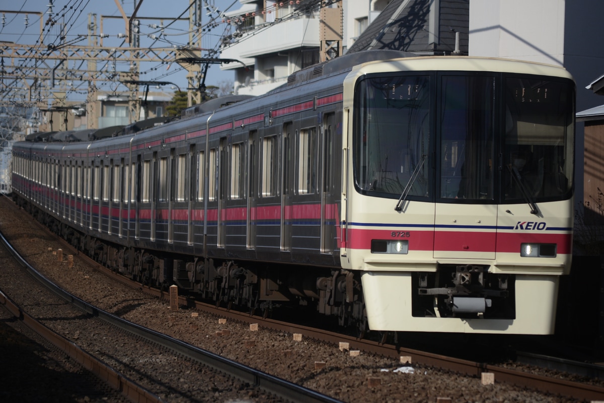 京王電鉄 若葉台検車区 8000系 8725F