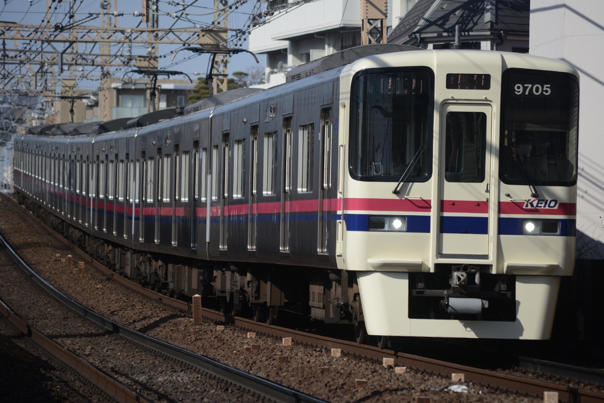 京王電鉄 若葉台検車区 9000系 9705F
