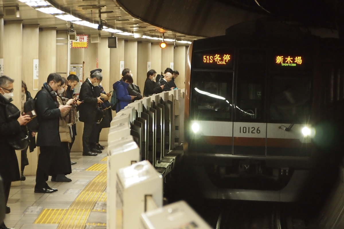 東京メトロ 和光検車区 10000系 10126F