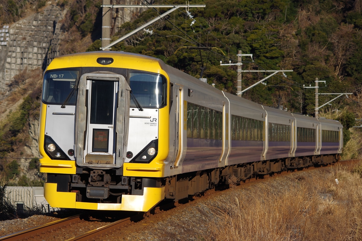JR東日本 幕張車両センター本区 E257系 マリNB-17編成
