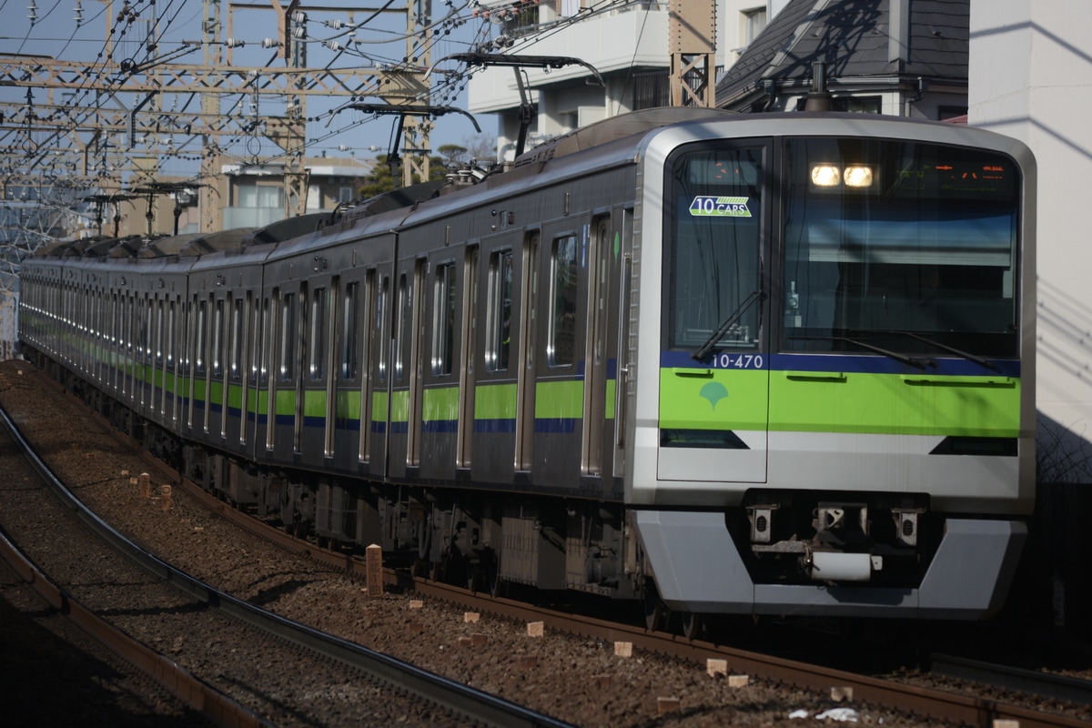 東京都交通局 大島車両検修場 10-300形 10-470F