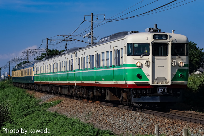 115系115系S7編成を三才～豊野間で撮影した写真