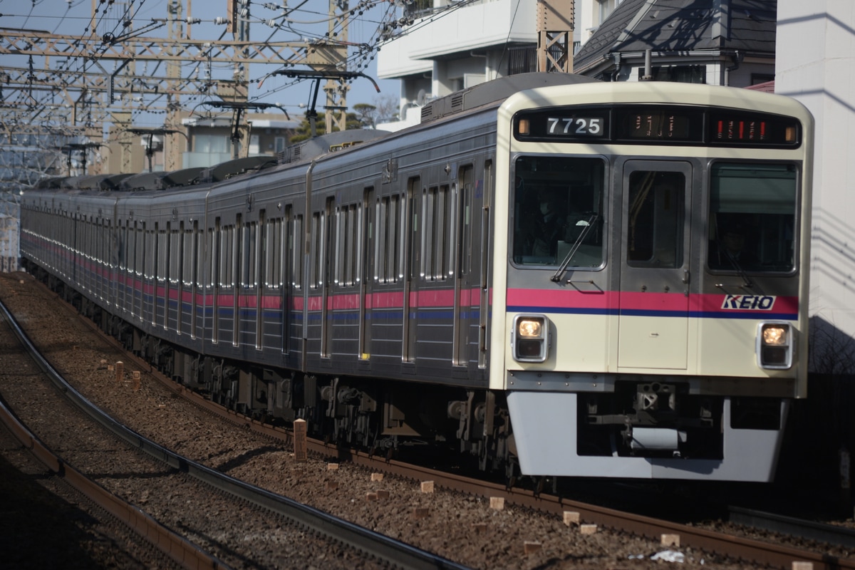 京王電鉄 若葉台検車区 7000系 7725F